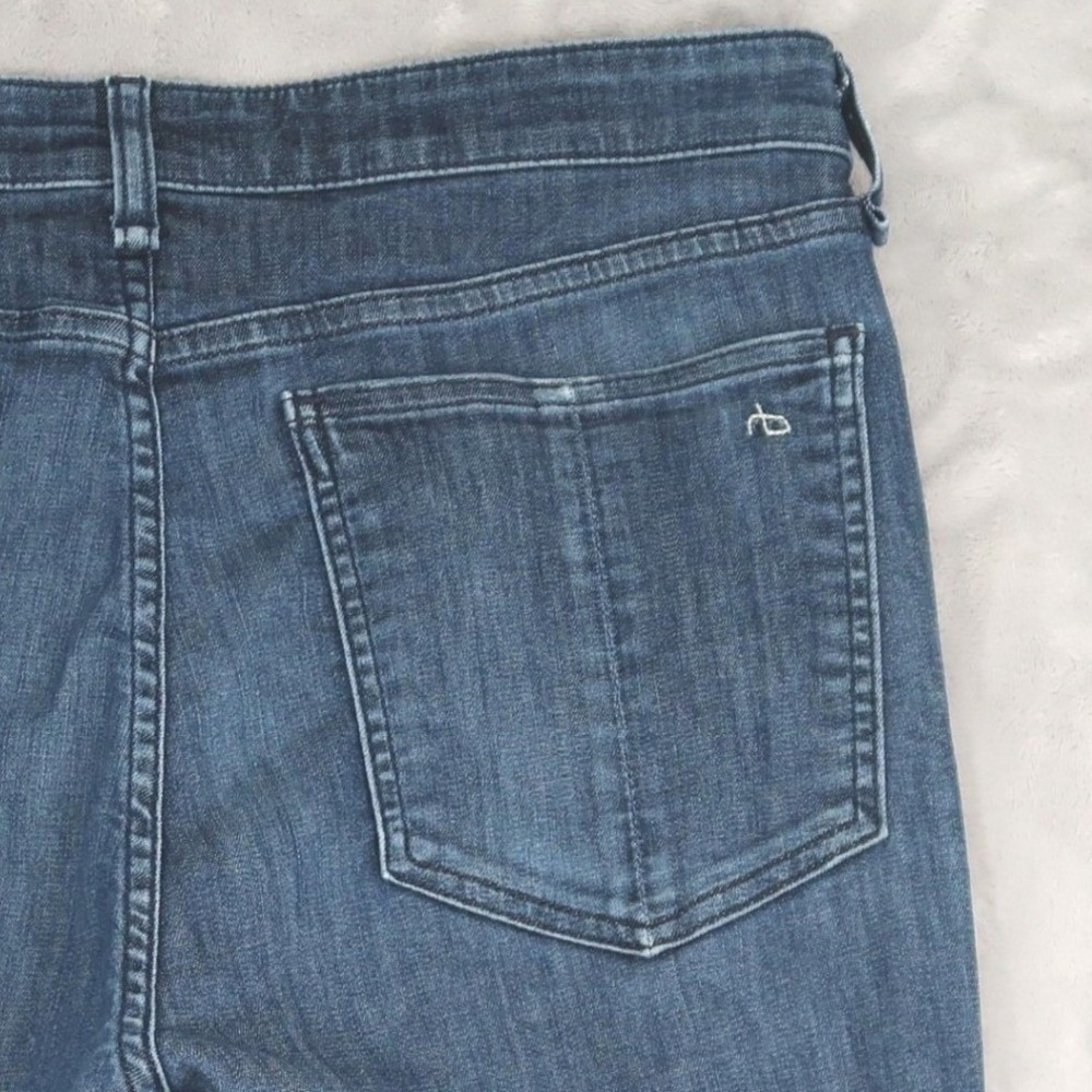 Rag & Bone Jeans Women 31 (Fits 32x27) Blue Cate Mid-Rise Ankle Skinny
